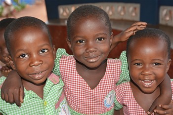 Kindergärtler von suisse-togo